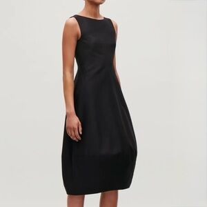 COS | Black Cocoon Cocktail Dress